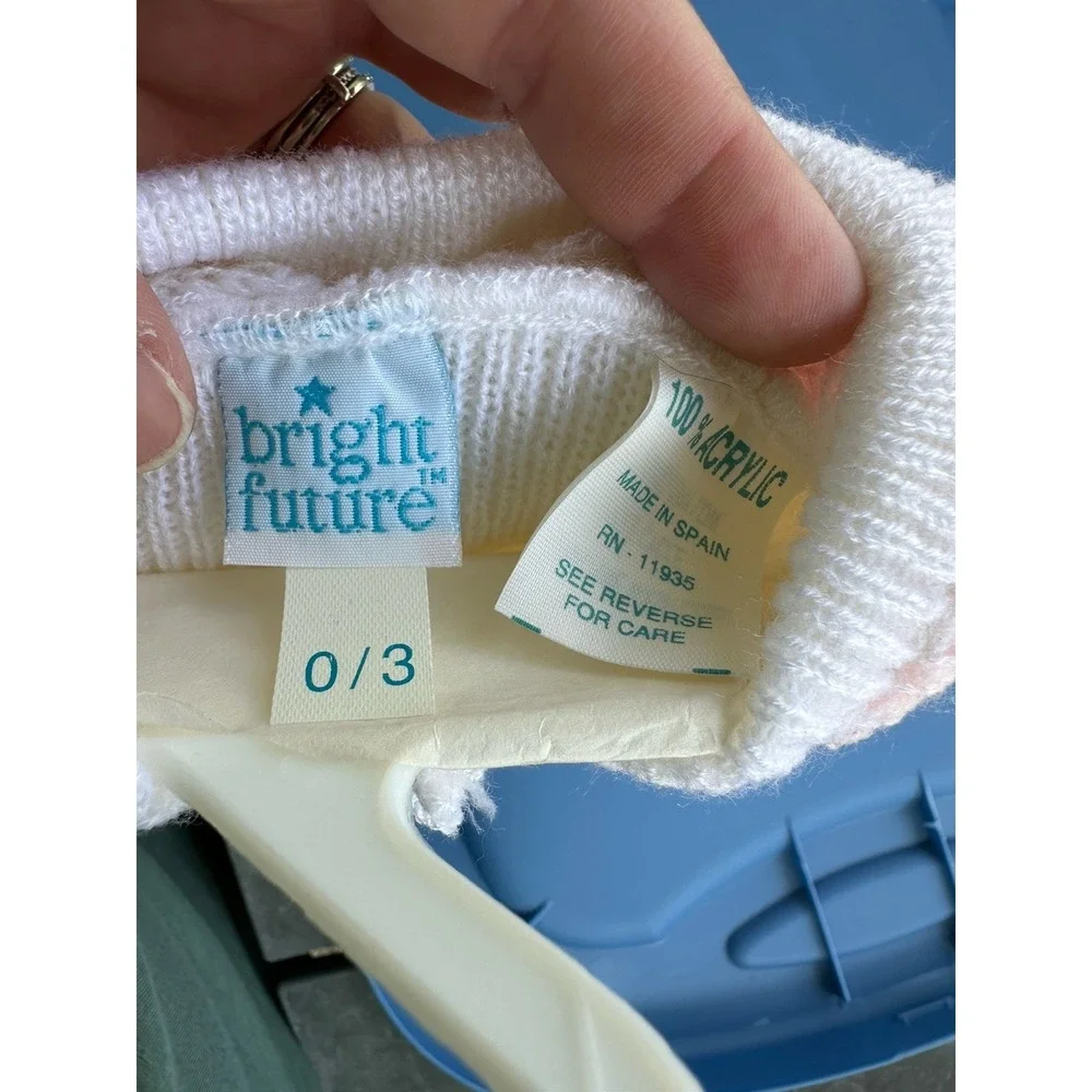 NWT Vintage 90s BRIGHT FUTURE Infant Baby‎ Girl Outfit 0 - 3 Months Gift NEW